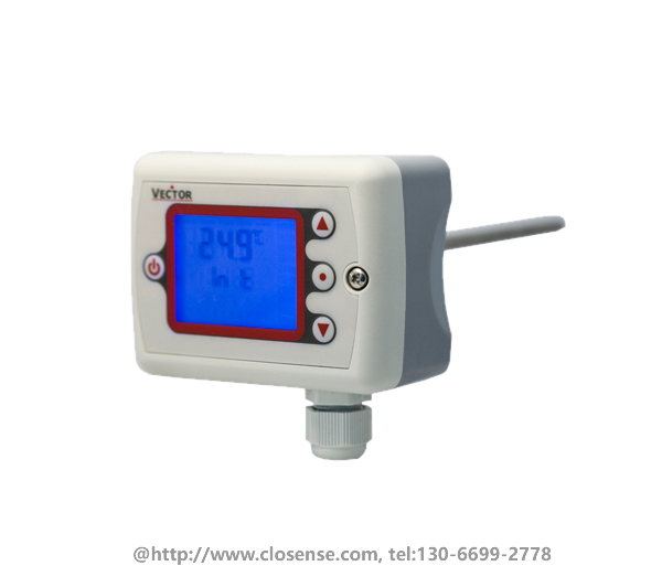 联系我们:0755-23013721 / 13066992778(微信) 伟拓Vector SDC-T1系列插入式管道温度变送器